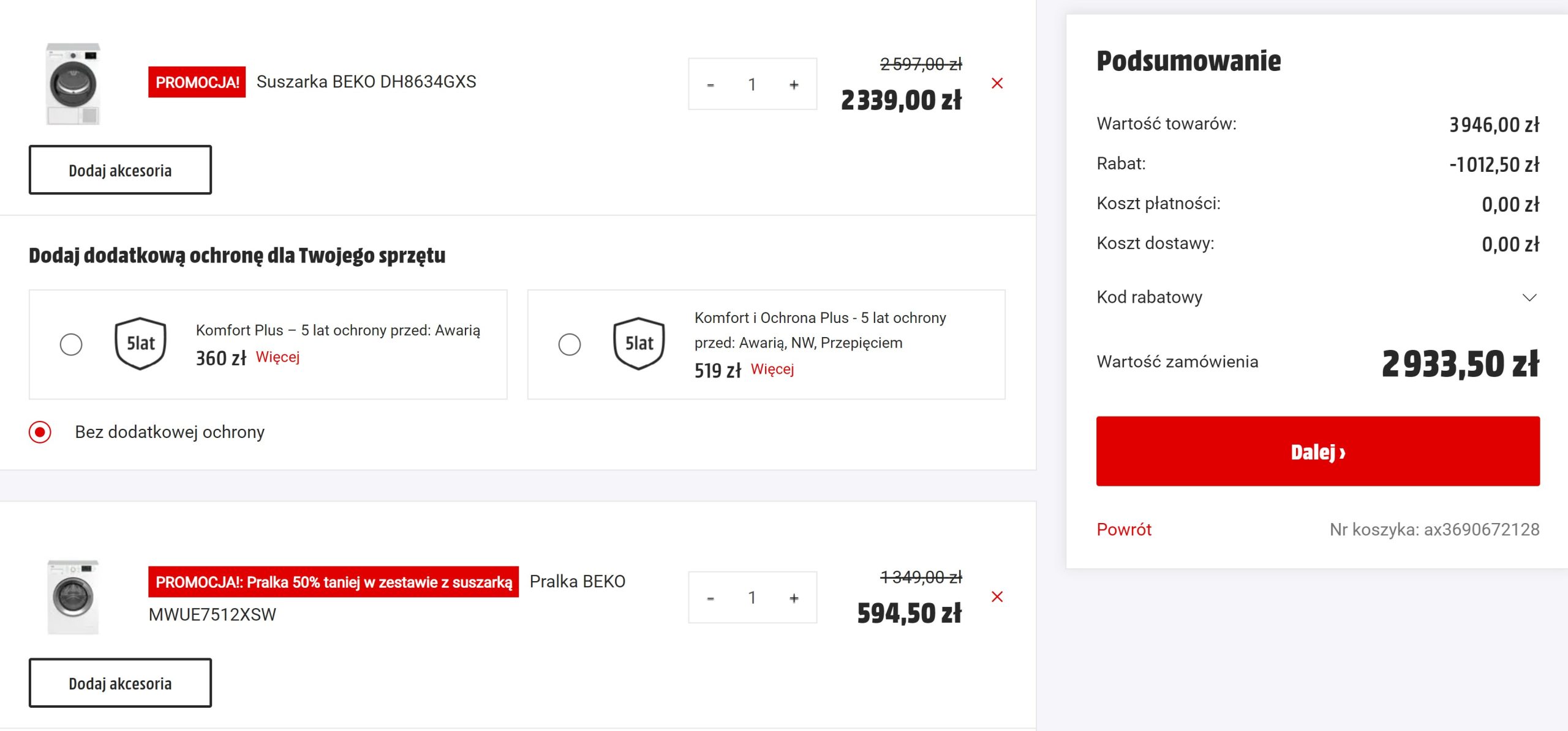 Pralka Beko za 594 zł w absurdalnej promocji. Pokazuję jak ją zdobyć Pralka Beko za 594 zł w absurdalnej promocji. Pokazuję jak ją zdobyć