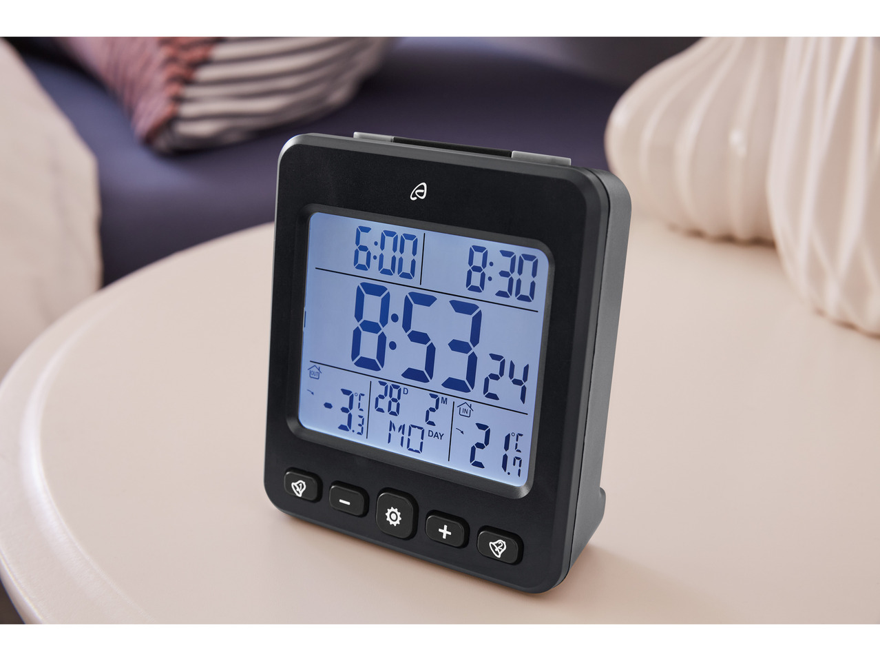 AURIOL Stacja pogodowa sterowana radiowo