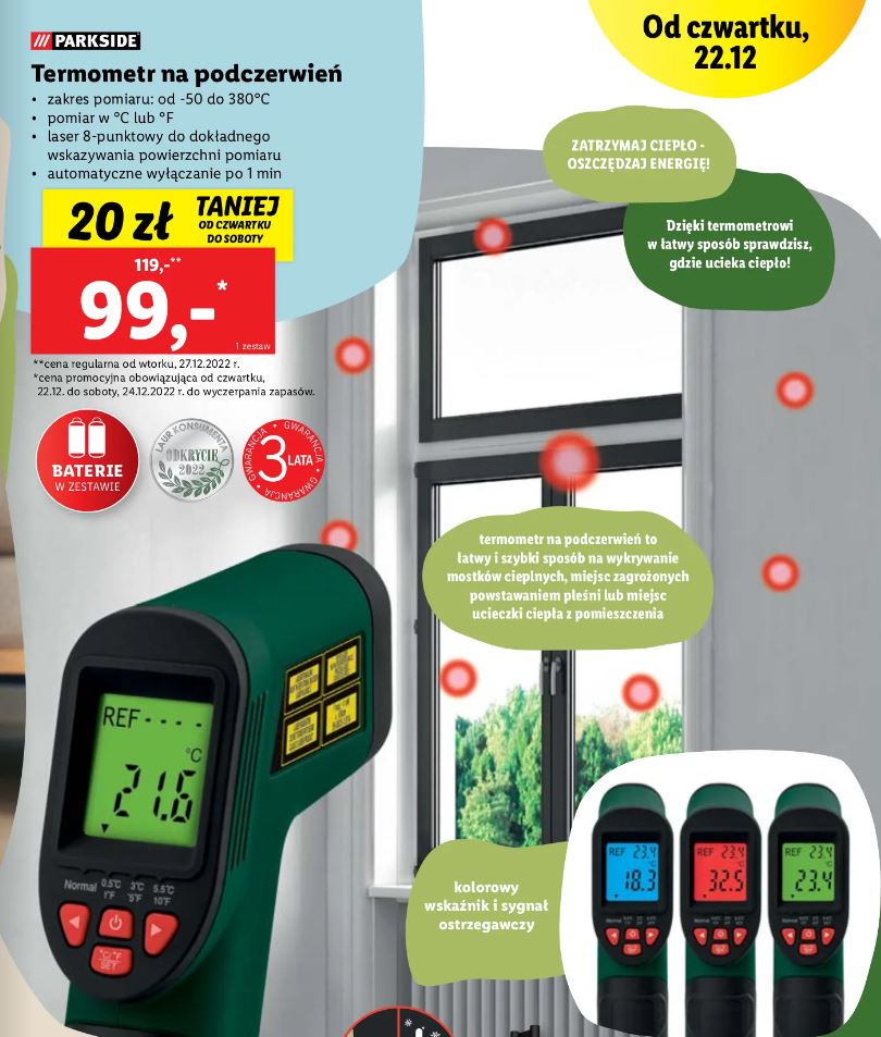 lidl termometr na podczerwień