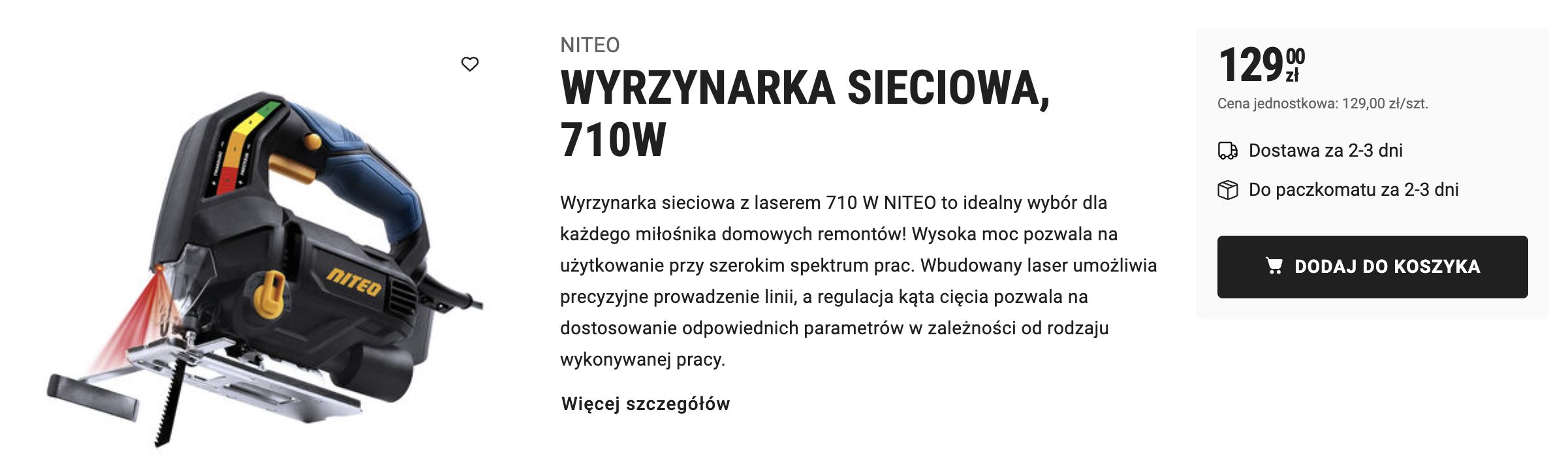 Tanie elektronarzędzia w Biedronce - tak tanio jeszcze nie było! Wyrzynarka sieciowa