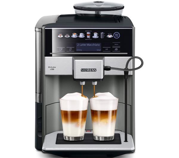 Super promocja na ekspresy ciśnieniowe znanych marek! Za złotówkę zgarniesz designerskie akcesoria Ekspres z dużym ciśnieniem 19 bar od Siemens EQ.6 plus s500 TE655203RW