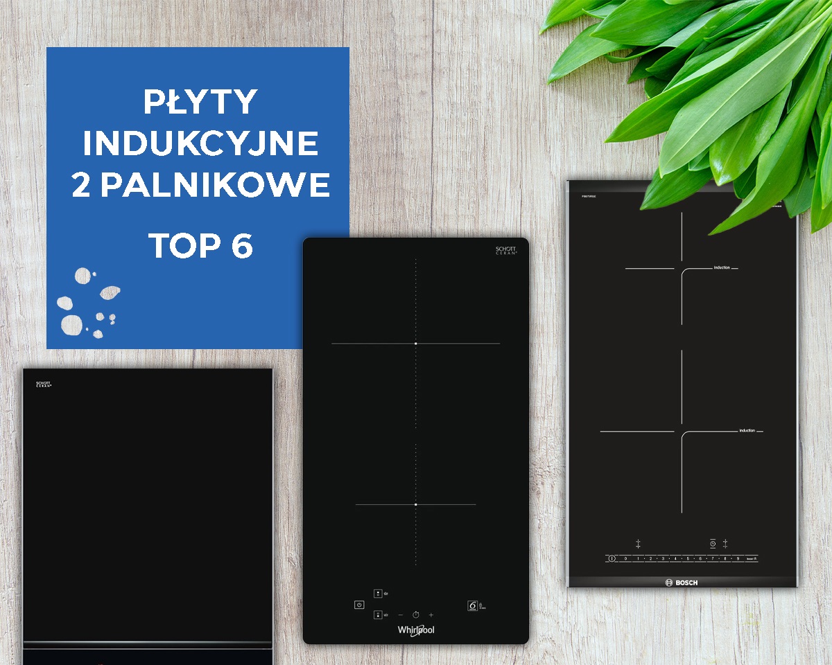 płyta indukcyjna 2 palnikowa dwu palniki indukcja mała ikona do małej kuchni