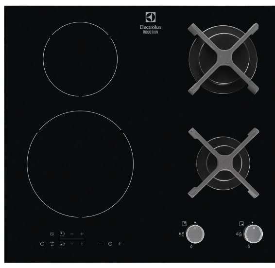 Płyta indukcyjno-gazowa Electrolux EGD6576NOK 