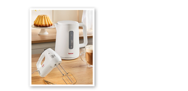 Czajnik bezprzewodowy lub mikser ręczny Tefal